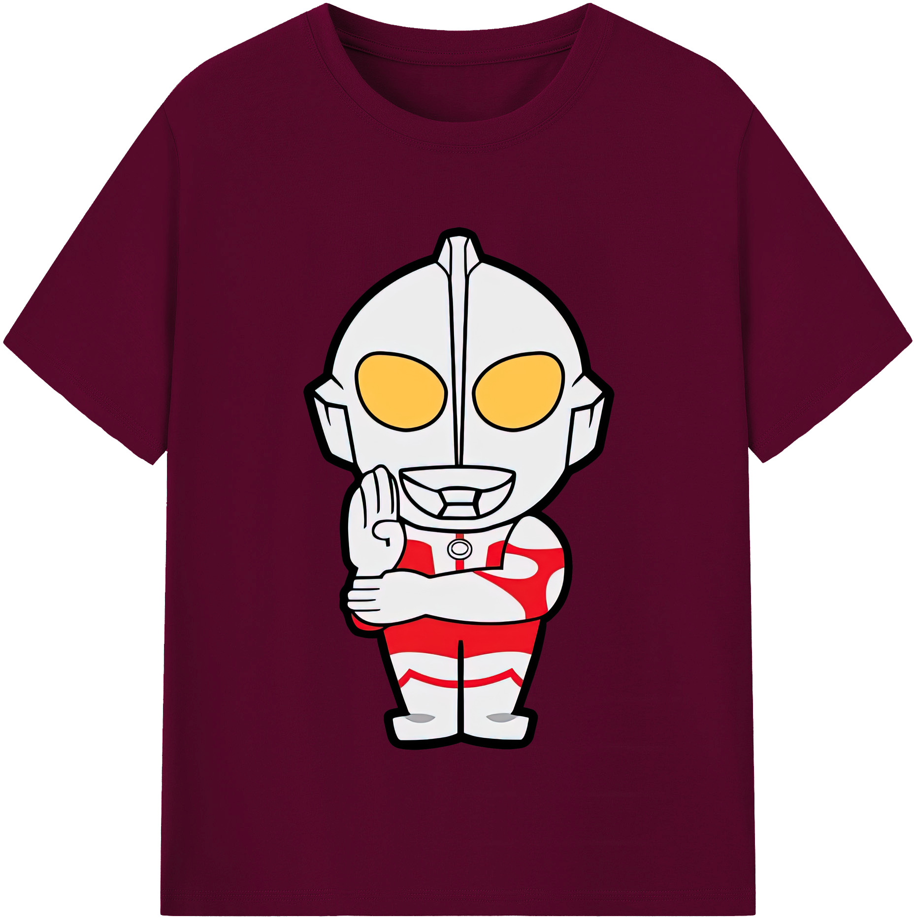 （画像用） ウルトラマン Ultraman レディースカジュアルプリントTシャツ（綿100％）